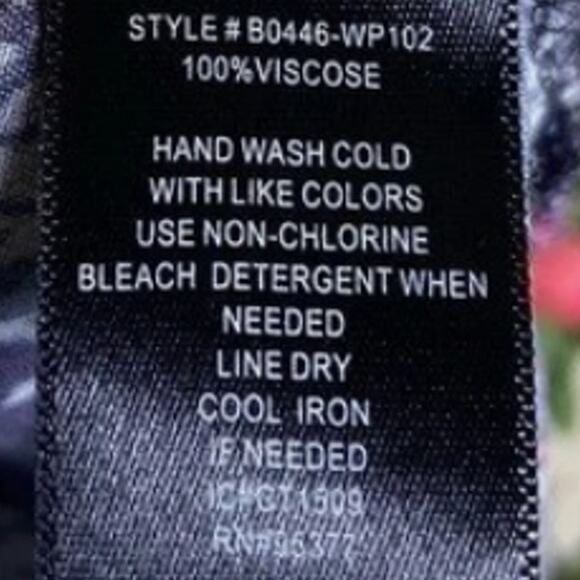 Sanctuary Purple Paisley V-Neck Long Sleeve Blouse Size Large Boho Chic - Picture 4 of 12